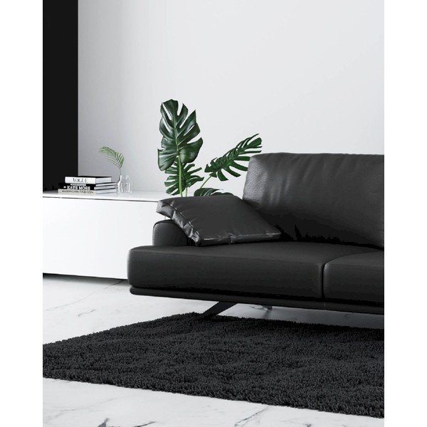 Tumši pelēks ādas dīvāns 220 cm Prado – MESONICA-image-4