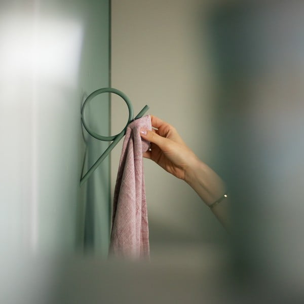 Dūmakaini zaļš metāla sienas āķis Tuba L – Spinder Design-image-3