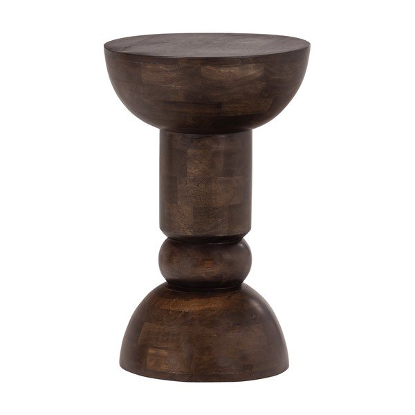 Mango masīvkoka apaļš sānu galdiņš ø 46 cm Emel – WOOOD