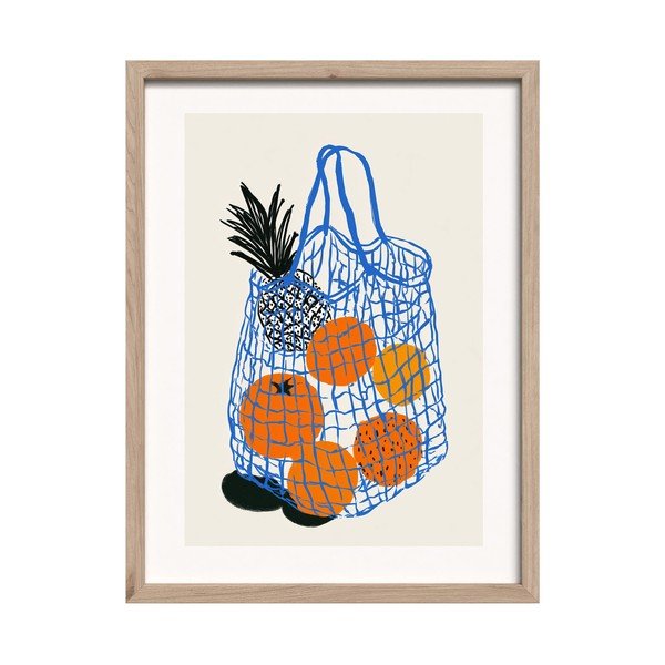 Drukāta glezna ar rāmi 30x40 cm Summer Fruit – Styler