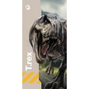 Pelēks kokvilnas bērnu dvielis 70x140 cm Jurassic World "Rebirth" – Jerry Fabrics