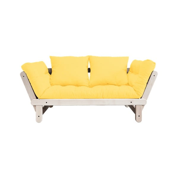 Izvelkamais dīvāns Karup Design Beat Natural Clear/Yellow