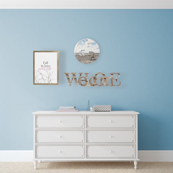 Stikla sienas pulkstenis Styler The Se, ø 30 cm-image-1