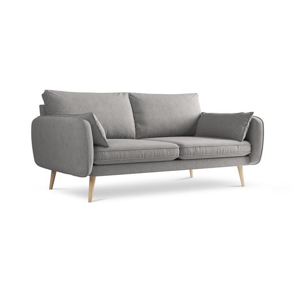 Pelēks trīsvietīgs dīvāns Kooko Home Lento, 198 cm-image-2