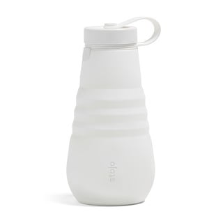 Balta salokāma pudele Stojo Bottle Quartz, 590 ml