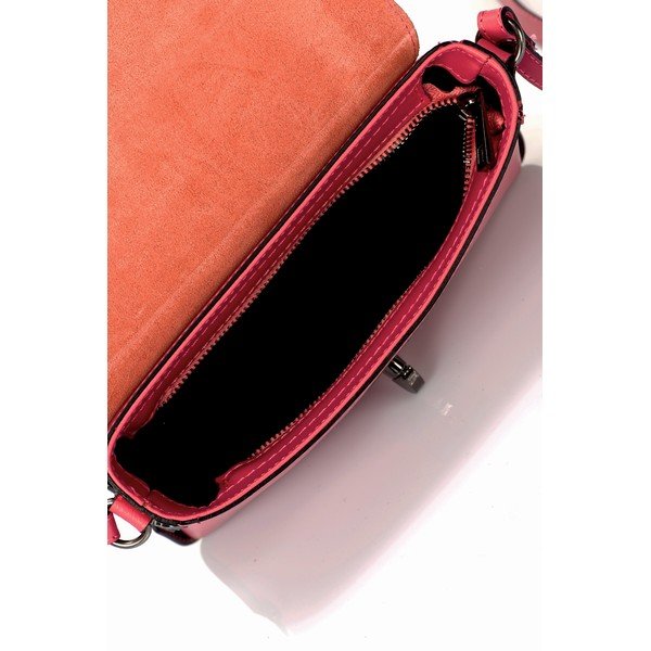 Oranža ādas rokassomiņa Giulia Massari Gigi-image-2