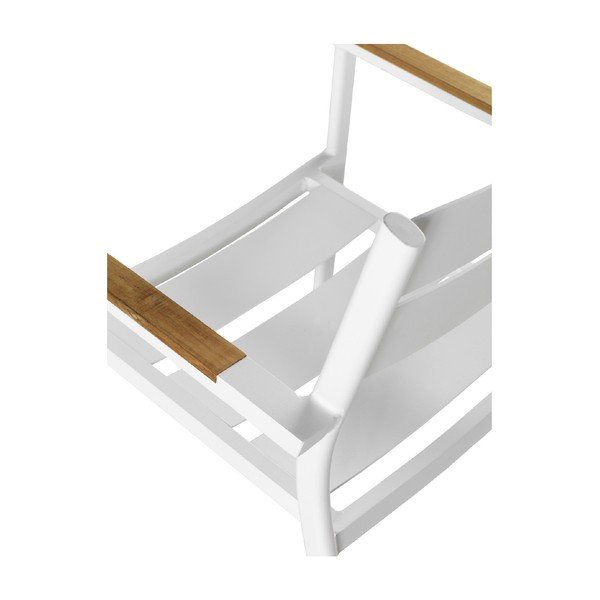 Balts dārza krēsls ar tīkkoka zosīm Giulia, platums 56 cm-image-3
