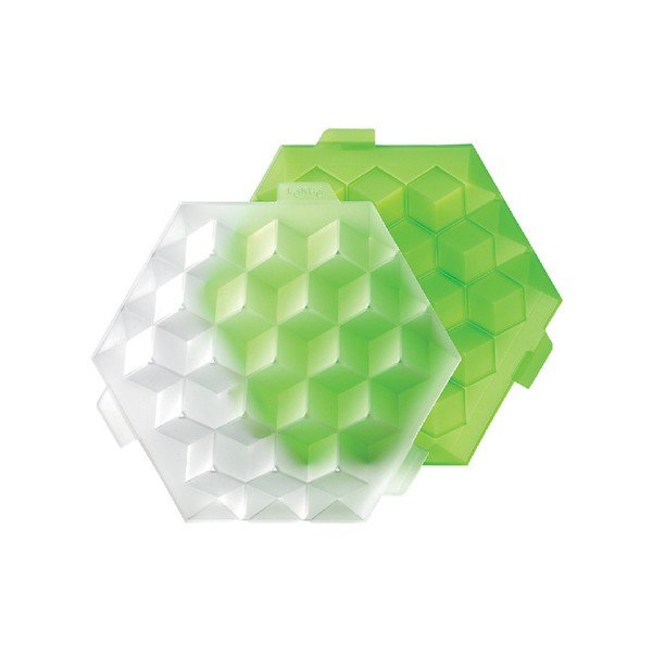 Zaļa silikona ledus veidne Lékué Ice Cube-image-3