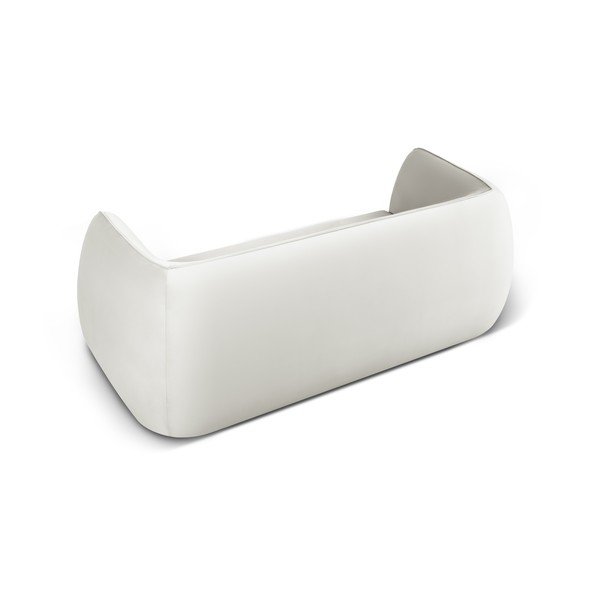 Bēšs samta dīvāns 190 cm Lando – Micadoni Home-image-3