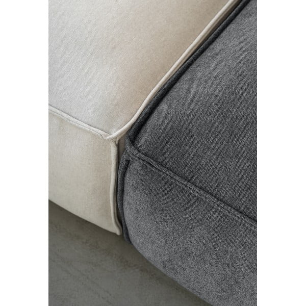 Pelēks modulārais dīvāns (vidējā moduļa) Flex Felix – Miuform-image-3