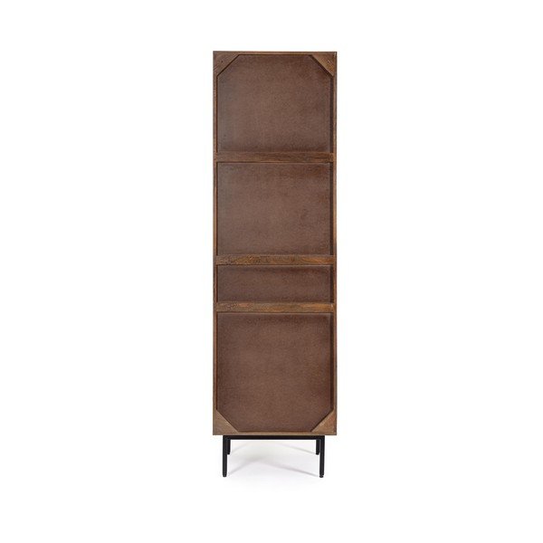 Dabīga toņa mango masīvkoka skapītis 55x190x40 cm Tadita – Bizzotto-image-3