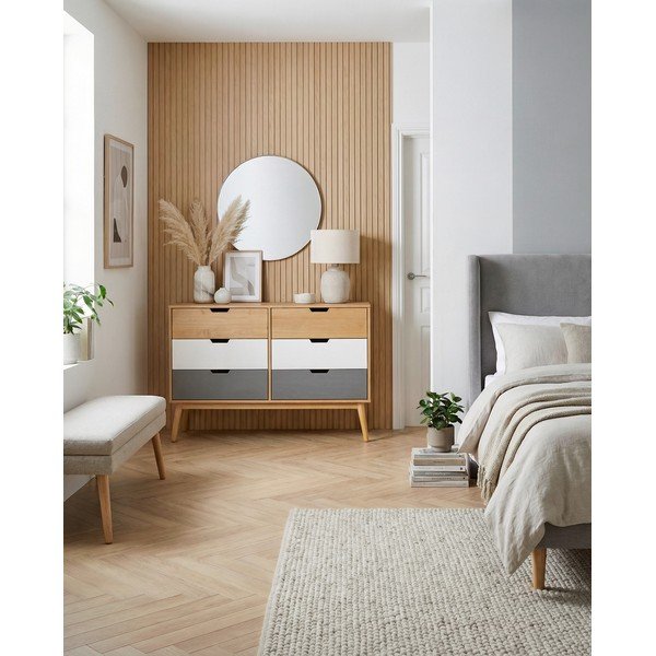 Masīvkoka priedes kumode Marckeric Cusco, platums 120 cm-image-1