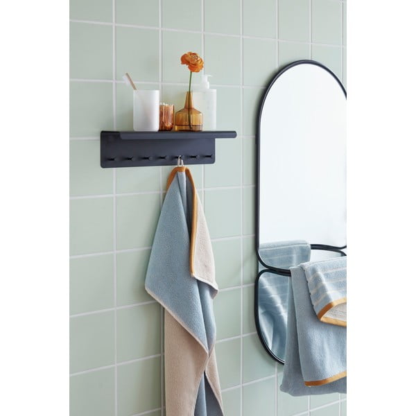 Melns sienas pakaramais no metāla Hübsch Bow-image-1