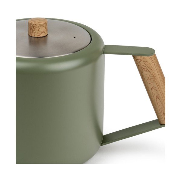 Zaļa nerūsējošā tērauda tējkanna 1,1 l Duet Boston – Bredemeijer-image-3