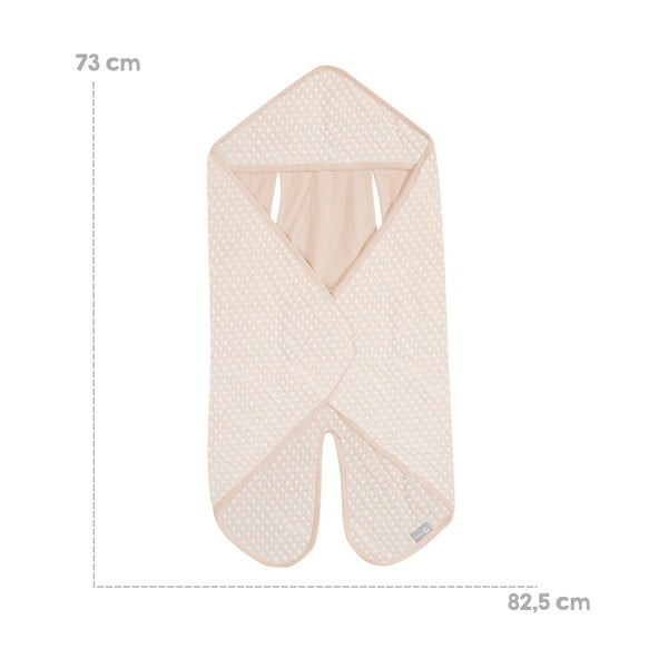 Bēša kokvilnas sega autosēdeklim 73x82,5 cm Frosty Almond – Roba-image-1