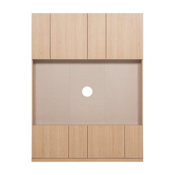 Dabīga toņa modulārais TV galdiņš 160x215 cm Build – WOOOD