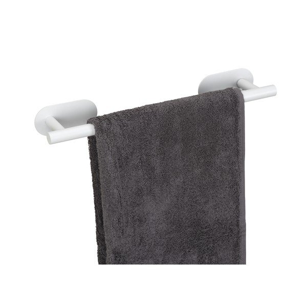 Balts nerūsējošā tērauda pašlīmējošs dvieļu turētājs Orea Uno – Wenko-image-4