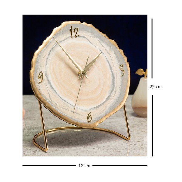 Galda pulkstenis ø 18 cm Epoxy – Mioli Decor-image-2
