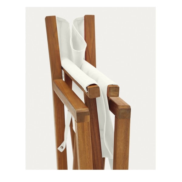 Balti/dabīga toņa masīvkoka dārza krēsli (2 gab.) Thianna – Kave Home-image-4