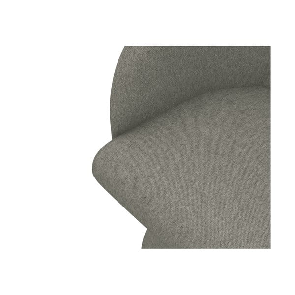 Pelēks polsterēts ēdamistabas krēsls Kanoa – Makamii-image-4