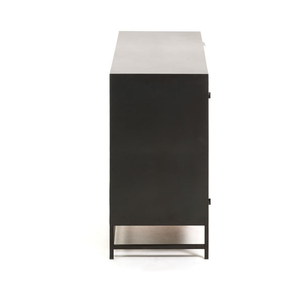 Melna kumode ar brūnām durvīm Kave Home Kyoko-image-3