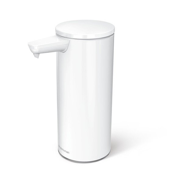 Balts tērauda automātisks ziepju dozators 266 ml – simplehuman-image-4