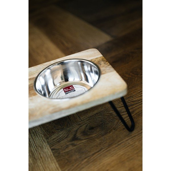 Koka bļodiņu komplekts ar pamatni suņiem Dog Fantasy – Plaček Pet Products-image-3