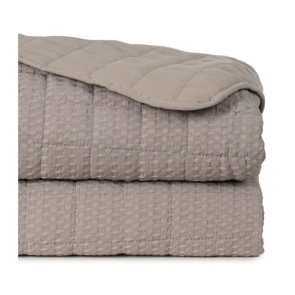 Bēšs stepēts gultas pārklājs 240x260 cm – Ixia