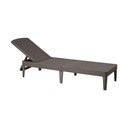 Brūns mākslīgās rotangpalmas dārza zvilnis Jaipur – Keter