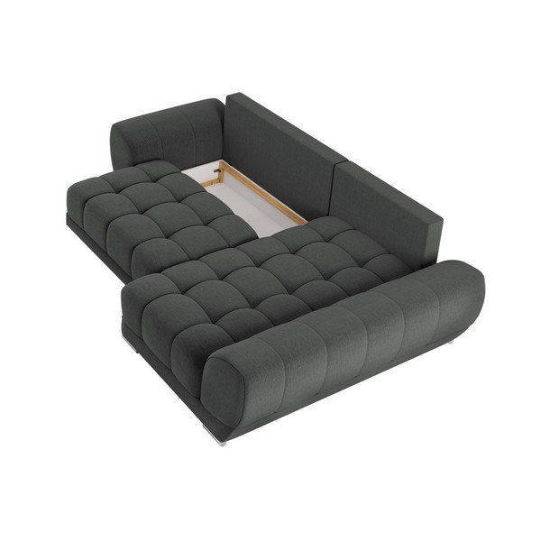 Tumši pelēks Windsor & Co Sofas Cloudlet dīvāns, labais stūris-image-4