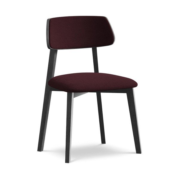 Bordo masīvkoka pusdienu krēsls Niu – Makamii