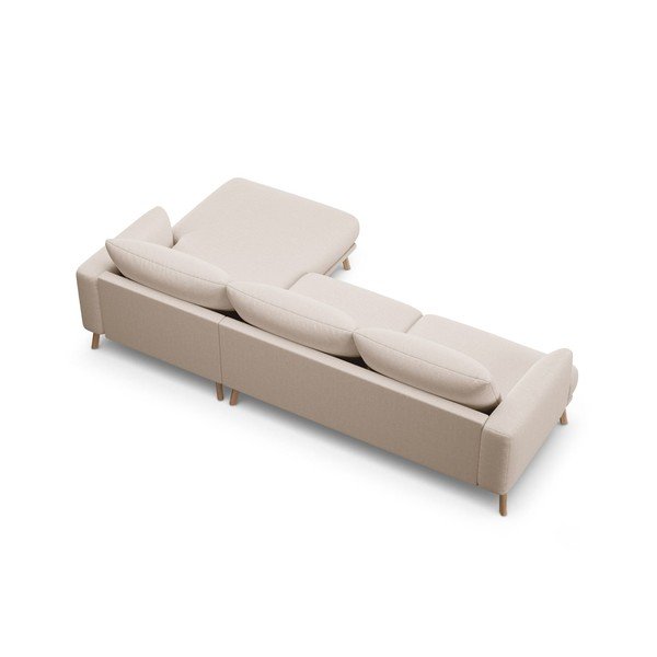 Bēšs stūra dīvāns (ar labo stūri/ar zvilni) Naomi – Micadoni -image-2