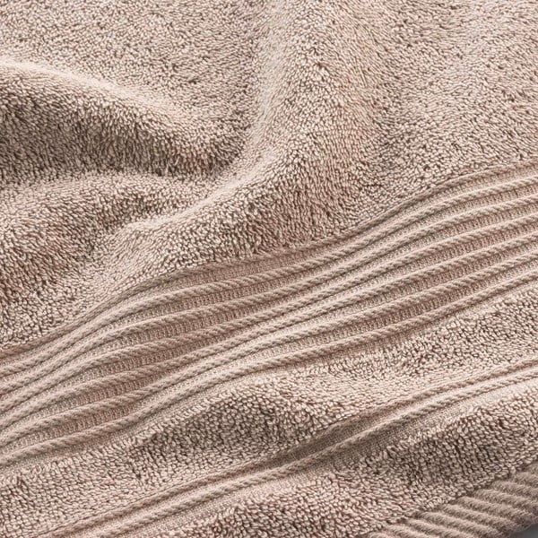 Bēšs frotē kokvilnas dvielis 50x90 cm Tendresse – douceur d'intérieur-image-2