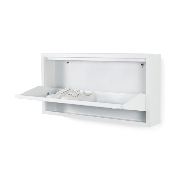 Balts metāla atverams apavu plaukts 75x37,5x12,5 cm Billy – Spinder Design-image-2