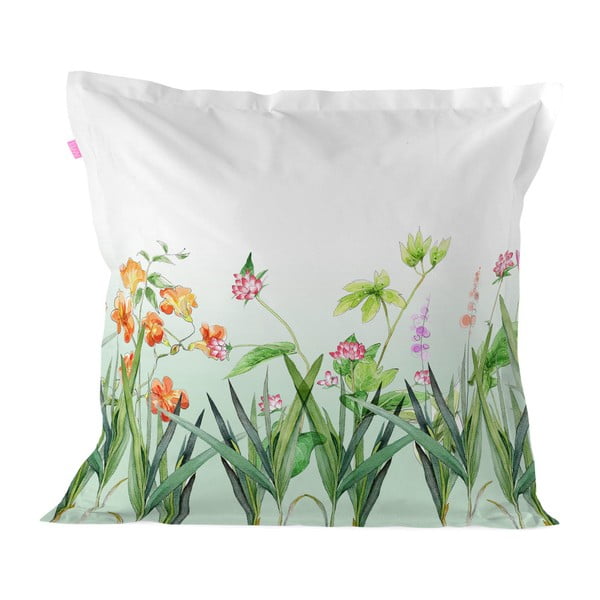 Kokvilnas spilvendrāna "Happy Friday Cushion Cover Meadow", 60 x 60 cm