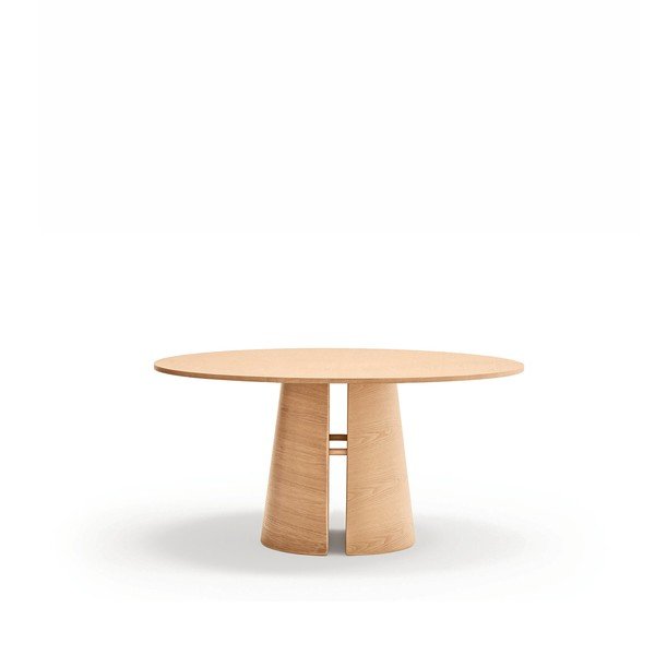 Apaļš ēdamgalds ar oškoka imitāciju ø 157 cm Cep – Teulat