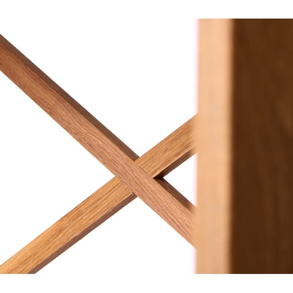 Dabīga toņa ozola masīvkoka plaukts 70x87 cm X-Shelf – Unique Furniture-image-3