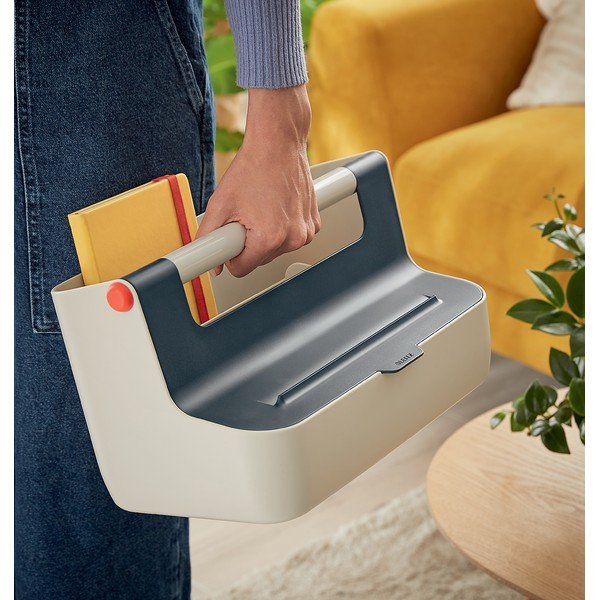 Pelēka pārnēsājamā kaste ar organizatoru Leitz Cosy-image-2