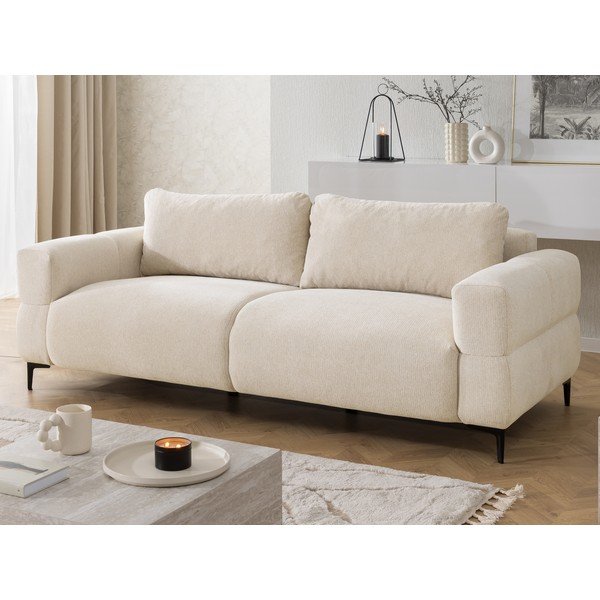 Krēmkrāsas dīvāns 217 cm Helio – Ropez-image-4