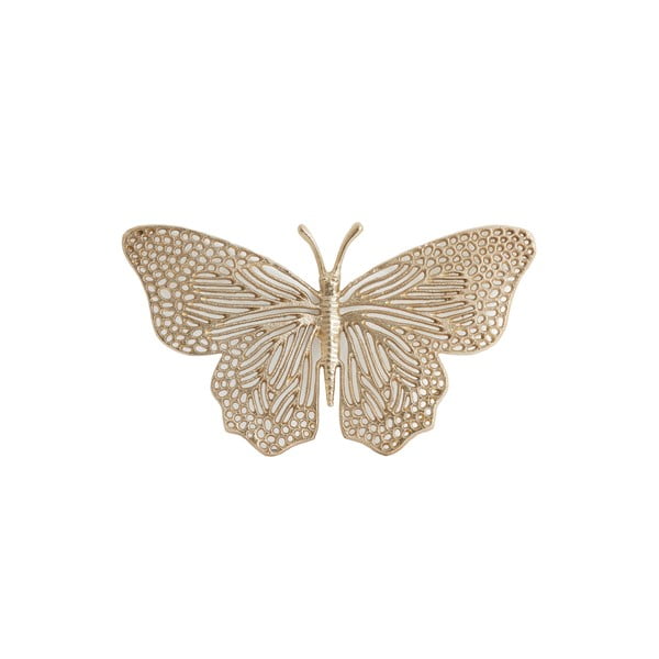 Metāla sienas dekors 41x23 cm Butterfly – Light & Living