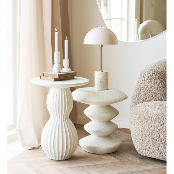 Akmens apaļš sānu galdiņš ø 36 cm Blackburn – House Nordic-image-1