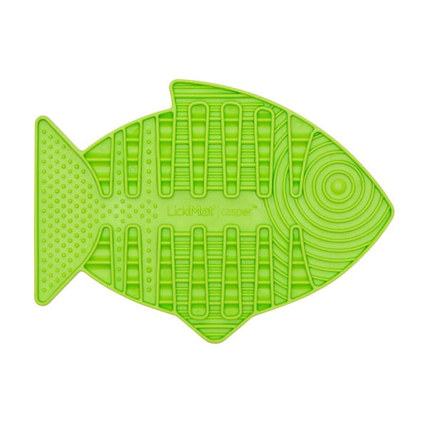 Laizīšanas spilventiņš kaķiem Casper Green - LickiMat-image-1