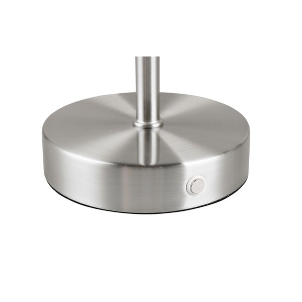 Sudraba krāsas LED galda lampa ar regulējamu spilgtumu (augstums 30 cm) Jeff – Reality-image-3