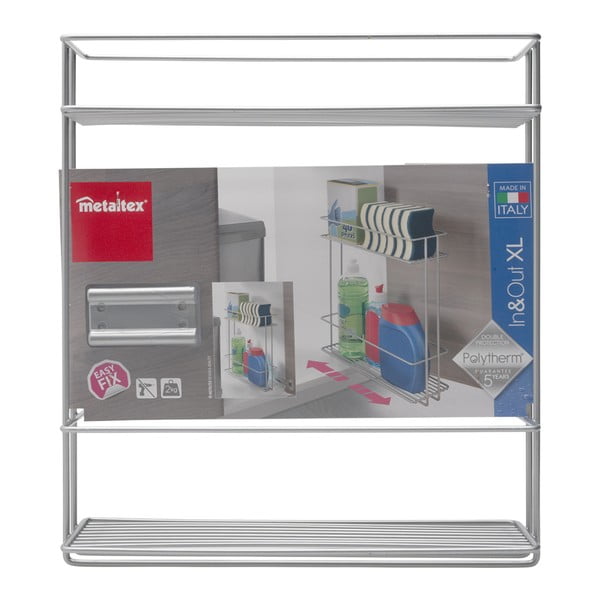 Izvelkams plaukts ar 2 līmeņiem Metaltex In Out-image-4