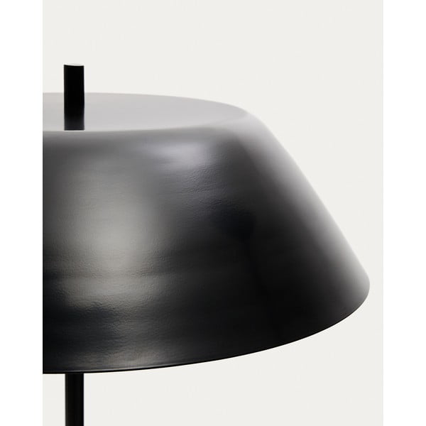 Melna stāvlampa ar metāla abažūru (augstums 153 cm) Sayra – Kave Home-image-4