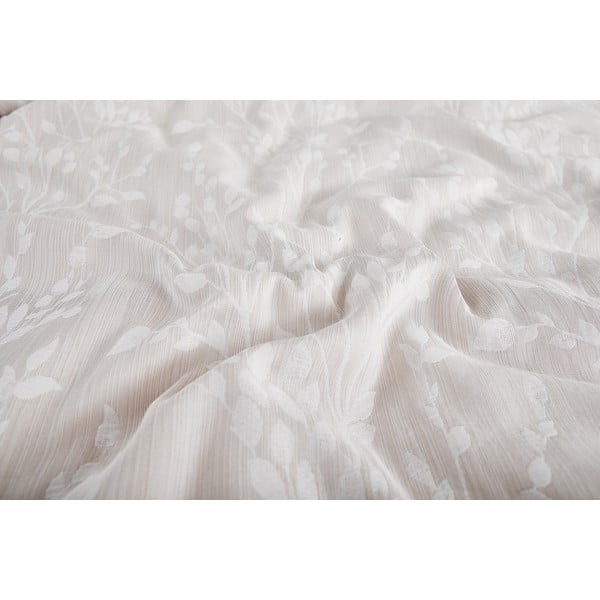 Bēša vienguļamā žakarda gultas veļa 140x200 cm Boston – My House-image-2