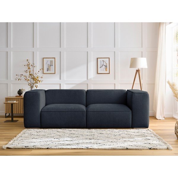 Tumši zils dīvāns 255 cm Zephyr – Bobochic Paris-image-1