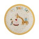 Dzeltens/krēmkrāsas akmensmasas bērnu šķīvis ø 16 cm Celebrate – Bloomingville Mini