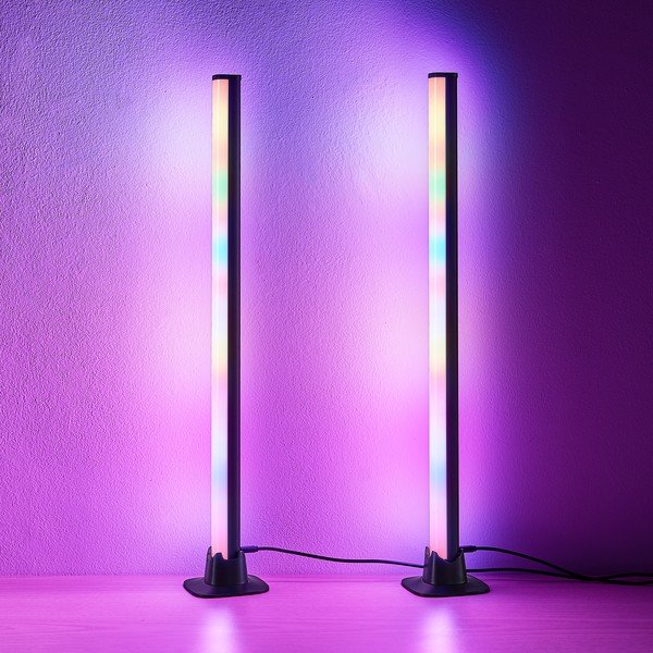 Melna metāla LED galda lampa (augstums 55 cm) Boy – Reality-image-4