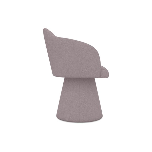 Gaiši violets polsterēts ēdamistabas krēsls Kanoa – Makamii-image-2